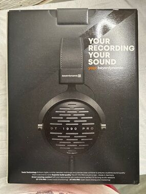 DT 1990 PRO Open-Back Studio Headphones — Black